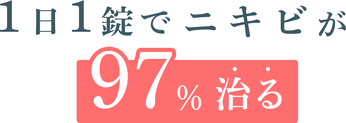 レーザー治療でも治らなかった重症にきびにも効く