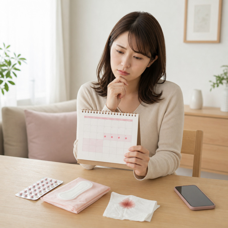 ジエノゲスト出血はいつまで続く?受診目安と対処法